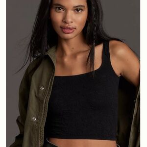 NWOT Anthropologie The Hannah Textured Tank Top